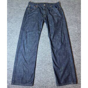 Levi's Jeans Mens 36x33* Blue 569‎ Loose Straight American Dark Wash Denim